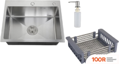 Кухонная мойка РМС MR-5050 (С КОРЗИНОЙ И ДОЗАТОРОМ) (141243)