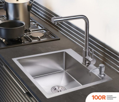 Кухонная мойка РМС MR-5050 (С КОРЗИНОЙ И ДОЗАТОРОМ) (141243)