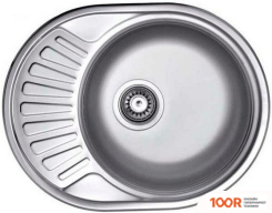 Кухонная мойка КромРус EC 257 RUS (ЧАША СПРАВА, БЕЗ СИФОНА) (141202)