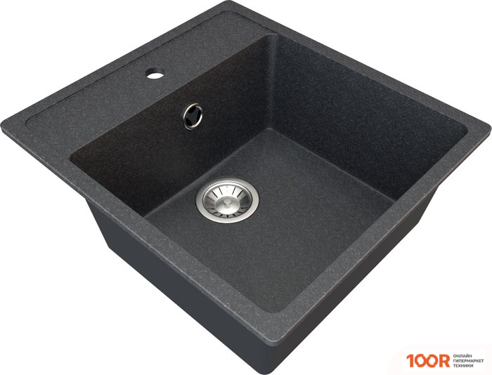 Кухонная мойка Гамма Гранит GRANITE-16 (ЧЕРНЫЙ) (141185)