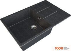 Кухонная мойка Гамма Гранит GRANITE-13 (ЧЕРНЫЙ) (141164)