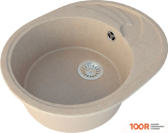 Кухонная мойка Гамма Гранит GRANITE-07 (ПЕСОЧНЫЙ) (141119)