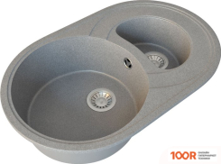 Кухонная мойка Гамма Гранит GRANITE-03 (ТЕМНО-СЕРЫЙ) (141093)