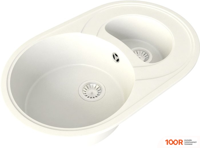 Кухонная мойка Гамма Гранит GRANITE-03 (БЕЛЫЙ) (141090)