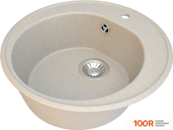 Кухонная мойка Гамма Гранит GRANITE-02 (БЕЖЕВЫЙ) (141082)