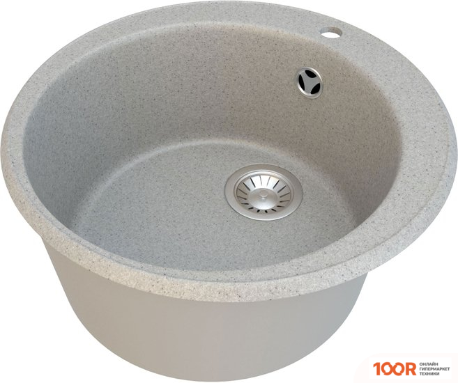 Кухонная мойка Гамма Гранит GRANITE-01 (СВЕТЛО-СЕРЫЙ) (141078)