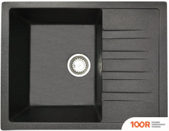 Кухонная мойка БелЭворс VEGA R + СМЕСИТЕЛЬ W74004-2 + ДОЗАТОР L405F (ЧЕРНЫЙ) (141068)