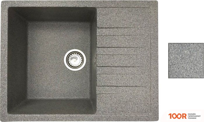 Кухонная мойка БелЭворс VEGA R (ГРЕЙ) (141056)
