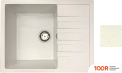 Кухонная мойка БелЭворс VEGA L (БЕЛЫЙ) (141027)