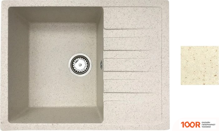 Кухонная мойка БелЭворс VEGA L (БЕЖЕВЫЙ) (141025)
