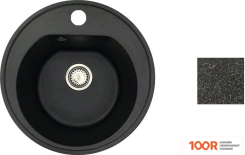Кухонная мойка БелЭворс TRAFFIC (ЧЕРНЫЙ, БЕЗ СИФОНА) (141021)