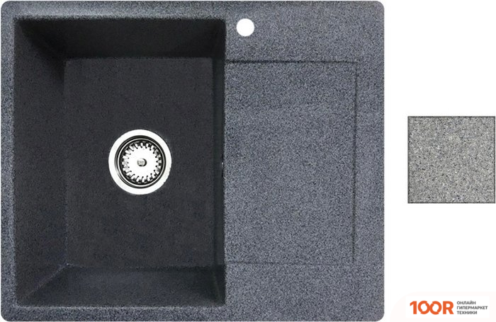 Кухонная мойка БелЭворс TOP L (ГРЕЙ, БЕЗ СИФОНА) (140990)