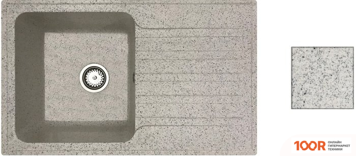 Кухонная мойка БелЭворс STYL R (ОЛОВО, БЕЗ СИФОНА) (140970)