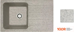 Кухонная мойка БелЭворс STYL L (ОЛОВО, БЕЗ СИФОНА) (140950)