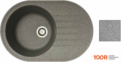 Кухонная мойка БелЭворс RONDO L + СМЕСИТЕЛЬ W74004-9 + ДОЗАТОР L405-1 (СЕРЫЙ/САТИН) (140919)