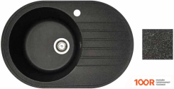 Кухонная мойка БелЭворс RONDO L (ЧЕРНЫЙ, БЕЗ СИФОНА) (140916)