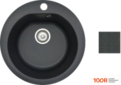Кухонная мойка БелЭворс NIKA (АНТРАЦИТ, БЕЗ СИФОНА) (140860)