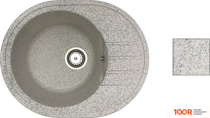 Кухонная мойка БелЭворс NEW LUX R (ОЛОВО) (140846)