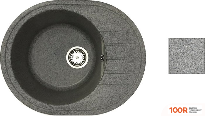 Кухонная мойка БелЭворс NEW LUX R (ГРЕЙ) (140844)