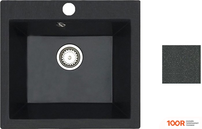 Кухонная мойка БелЭворс MINI (АНТРАЦИТ, БЕЗ СИФОНА) (140801)