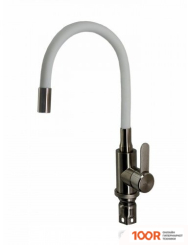 Кухонная мойка БелЭворс MILA R + СМЕСИТЕЛЬ W74004-3 + ДОЗАТОР L405H (БЕЛЫЙ) (140800)