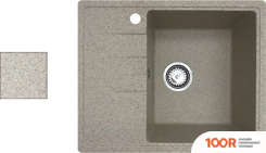 Кухонная мойка БелЭворс MILA R (ТЕМНО-БЕЖЕВЫЙ, БЕЗ СИФОНА) (140796)