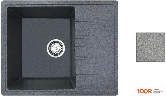 Кухонная мойка БелЭворс MILA (ГРЕЙ) (140770)