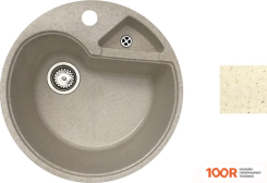 Кухонная мойка БелЭворс MASTER (БЕЖЕВЫЙ, БЕЗ СИФОНА) (140756)