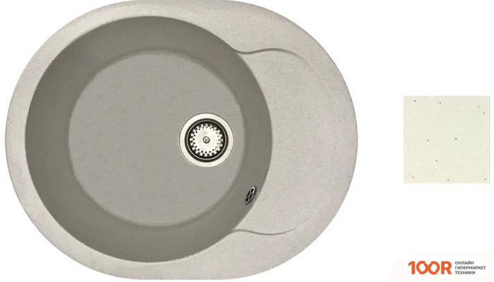 Кухонная мойка БелЭворс LUX R (БЕЛЫЙ) (140741)