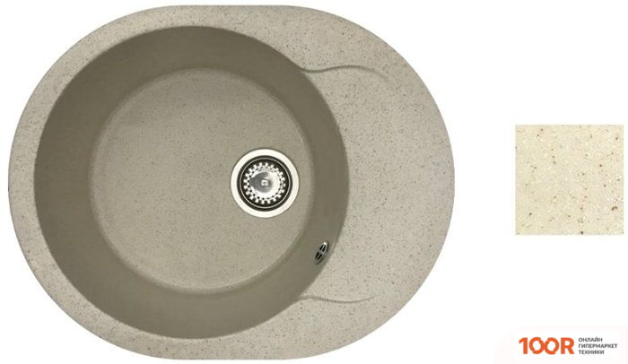 Кухонная мойка БелЭворс LUX R (БЕЖЕВЫЙ) (140739)