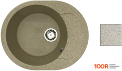 Кухонная мойка БелЭворс LUX L (ТЕМНО-БЕЖЕВЫЙ, БЕЗ СИФОНА) (140732)