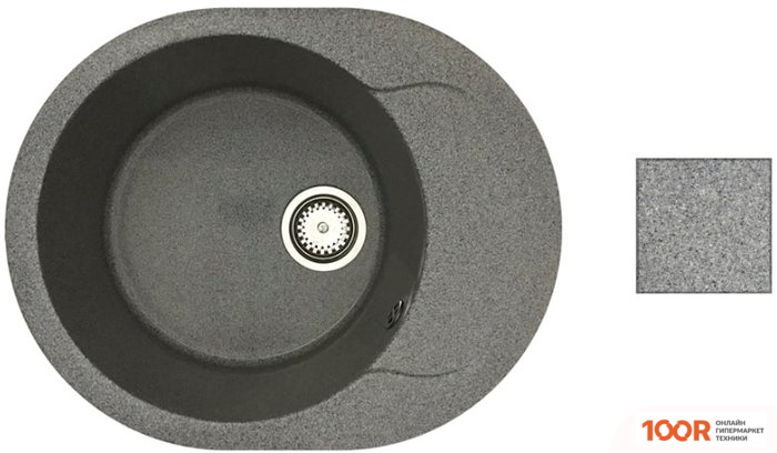 Кухонная мойка БелЭворс LUX L (ГРЕЙ) (140727)