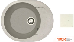 Кухонная мойка БелЭворс LUX L (БЕЛЫЙ, БЕЗ СИФОНА) (140724)