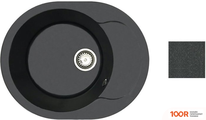 Кухонная мойка БелЭворс LUX L (АНТРАЦИТ) (140719)