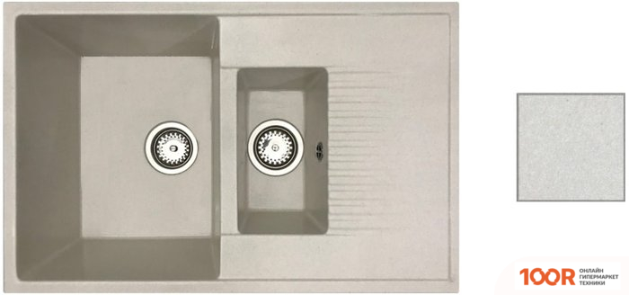 Кухонная мойка БелЭворс FORMA R (ХЛОПОК) (140705)