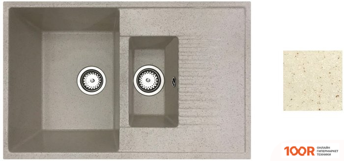 Кухонная мойка БелЭворс FORMA L (БЕЖЕВЫЙ) (140672)