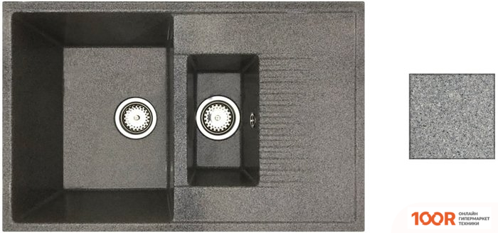 Кухонная мойка БелЭворс FORMA (ГРЕЙ) (140665)