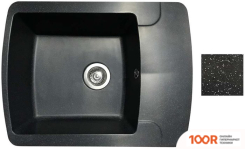 Кухонная мойка БелЭворс FLEXI L + СМЕСИТЕЛЬ W4998-3-22 (ЧЕРНЫЙ) (140651)