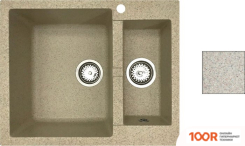 Кухонная мойка БелЭворс DUET L (ТЕМНО-БЕЖЕВЫЙ, БЕЗ СИФОНА) (140623)