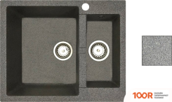 Кухонная мойка БелЭворс DUET L (СЕРЫЙ, БЕЗ СИФОНА) (140622)