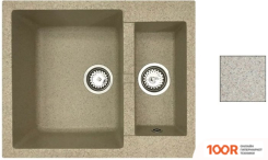 Кухонная мойка БелЭворс DUET (ТЕМНО-БЕЖЕВЫЙ) (140617)