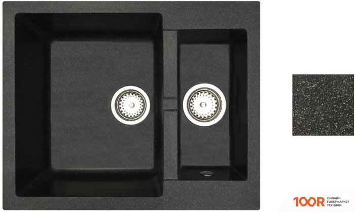Кухонная мойка БелЭворс DUET (БЛЭК) (140613)