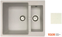 Кухонная мойка БелЭворс DUET (БЕЛЫЙ) (140612)