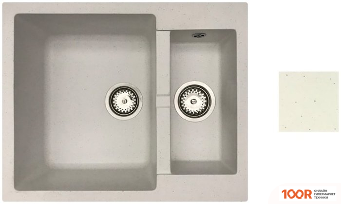 Кухонная мойка БелЭворс DUET (БЕЛЫЙ) (140612)