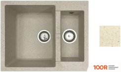 Кухонная мойка БелЭворс DUET (БЕЖЕВЫЙ) (140611)