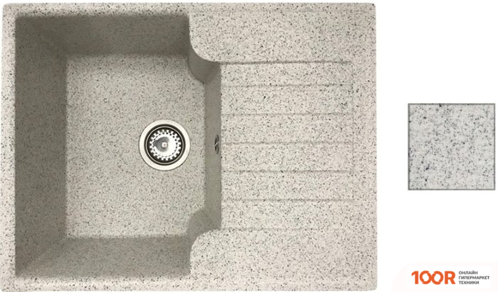 Кухонная мойка БелЭворс COMPACT R (ОЛОВО) (140600)