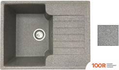 Кухонная мойка БелЭворс COMPACT R (ГРЕЙ, БЕЗ СИФОНА) (140599)
