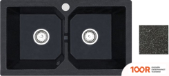 Кухонная мойка БелЭворс BRAVO DUO (ЧЕРНЫЙ, БЕЗ СИФОНА) (140541)