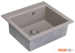 Кухонная мойка Акватон ЛИНЕА 58 (СЕРЫЙ ШЕЛК) (140524)