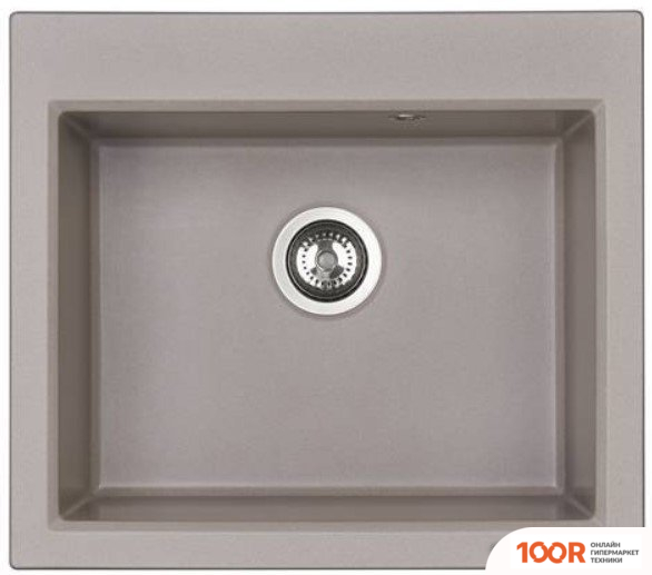 Кухонная мойка Акватон ЛИНЕА 58 (СЕРЫЙ ШЕЛК) (140524)